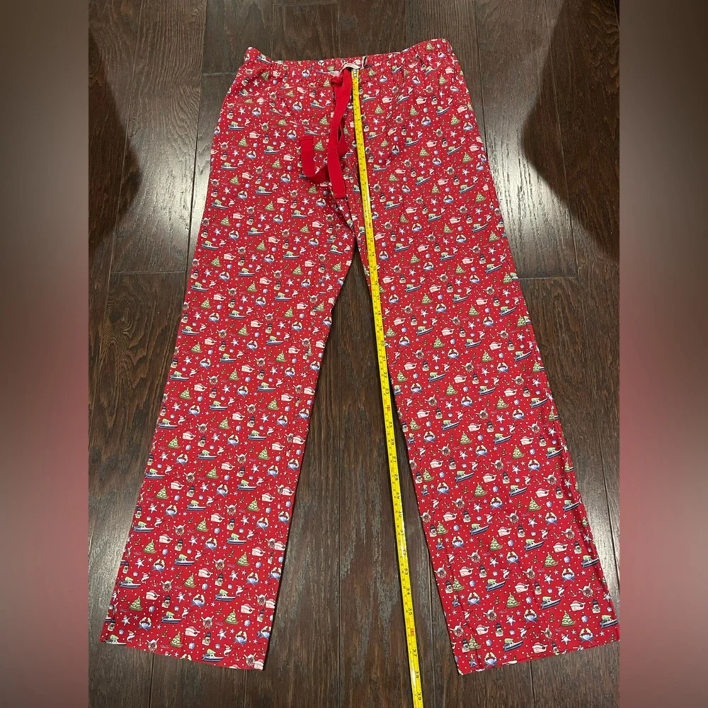 Vineyard Vines Women's Santa Whale Flannel Lounge Pants Size X-Small